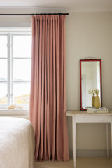 Velvet curtain - pink