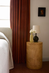 Velvet curtain - Terracotta