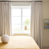 Velvet curtain - Pure white - Blackout Lined