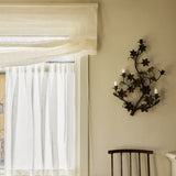 Sheer linen soft roman blind - off-white