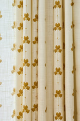 Sweet Pea Linen curtain - Mustard