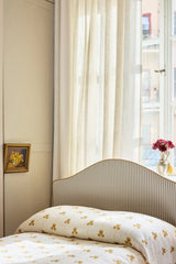 Linen curtain - pure white
