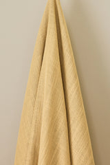 Linen curtain - Oat yellow
