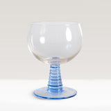 HKLiving swirl wine glass, Blue