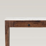 Hauge side table with marble top