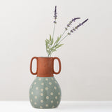 Hercule glazed stoneware plant pot