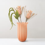HKLiving XL High Glass vase, peach, pre-order