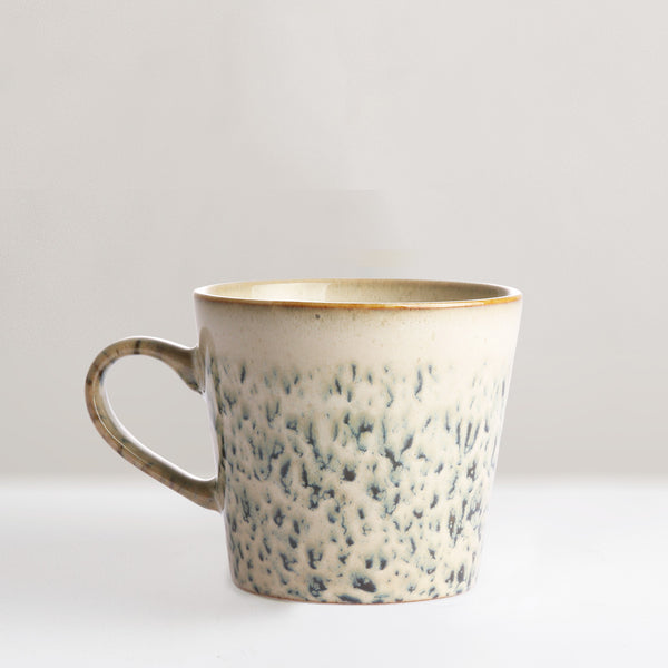 HKLiving 70s ceramic cappuccino mug, hail