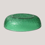 HKLiving emerald glass fruit bowl