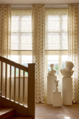 Sweet Pea Linen Curtain - Olive Green