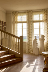 Sweet Pea Linen Curtain - Olive Green