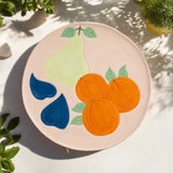 Fruitful fig platter, pink