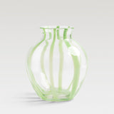 Yogu Stripe Vase, Green