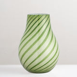 Leona mouthblown green glass vase (2 left)
