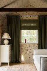 Linen roman blind - Khaki