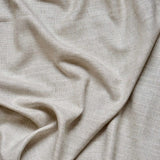 Linen roman blind - Sand - Blackout Lined