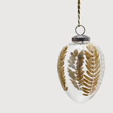 Löv large petal handmade glass decorative egg