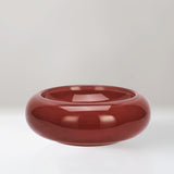 Salina glass bowl, Maroon red, pre-order