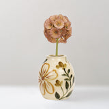 Alinne hand-painted stoneware vase