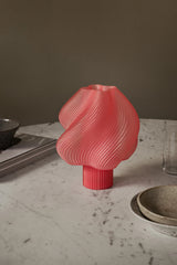 Crème Atelier soft serve lamp, Portable, Peach - Pre order