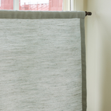 Sakura raw cotton café curtain - Dove Blue