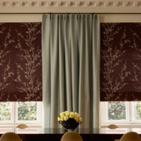 Sakura Jacquard Roman blind - Plum