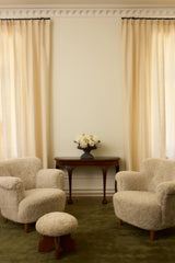 Sakura Raw cotton curtain - Ivory