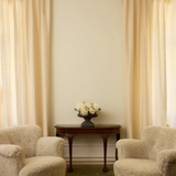 Sakura Raw cotton curtain - Ivory