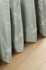 Sakura Jacquard curtain panel in Dove Blue