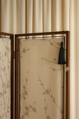 Sakura jacquard fabric sample – Ivory