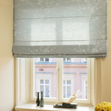 Sakura Jacquard Roman blind - Dove Blue