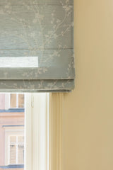 Sakura Jacquard Roman blind - Dove Blue