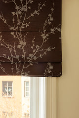 Sakura Jacquard Roman blind - Plum