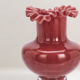 Sabine glass vase, Red