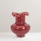 Sabine glass vase, Red