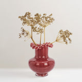 Sabine glass vase, Red
