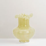 Sabine glass vase, Pale Yellow