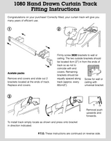 Black curtain track - set sizes (20% discount)