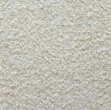 Bouclé café curtain, double pole - Off White