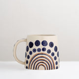 Shama stoneware mug, blue (2 left)