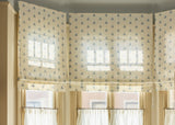 Sweet pea linen roman blind - Dove Blue