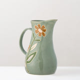 Tangier hand painted glazed jug (2 left)