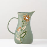 Tangier hand painted glazed jug (2 left)
