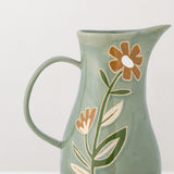 Tangier hand painted glazed jug (2 left)