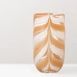 Taven mouthblown stripe glass vase
