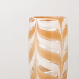 Taven mouthblown stripe glass vase