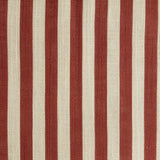 Stripe Linen curtain fabric sample – Burgundy