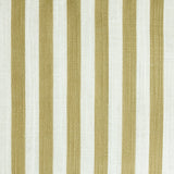 Stripe Linen curtain fabric sample – Olive Green