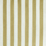 Stripe Linen café curtain - Olive Green