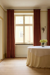 Velvet curtain - Terracotta